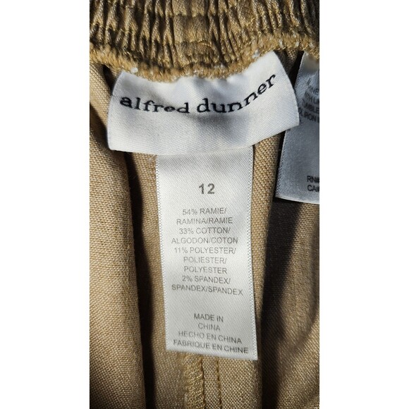 Alfred Dunner Pull-On Jeans Pants Women's 12 Comfort Fit Elastic Waist  Pockets - Picture 7 of 9